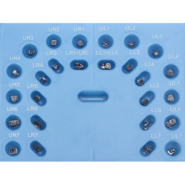 Dental Metal Self Ligating Braces , Orthodontic Damon Q Braces Mini Roth 022 Model