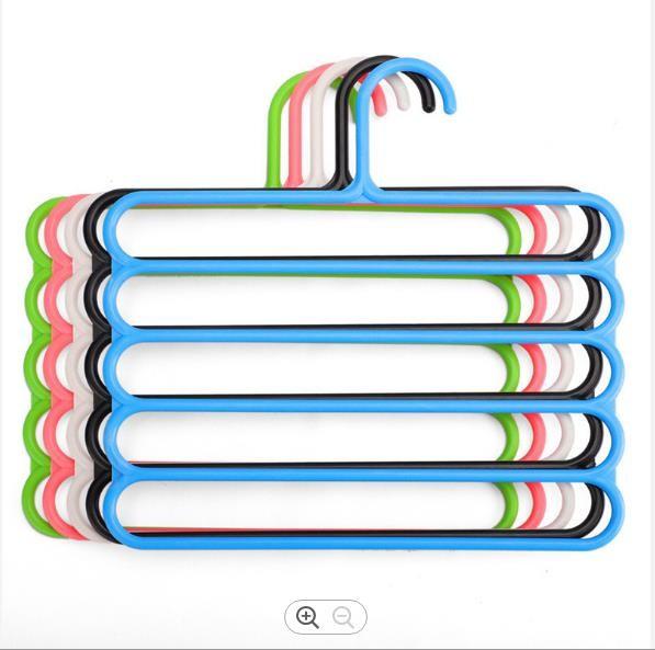 PPT Thick Plastic Hangers 5 Layers Multi Layer Clothes Hanger