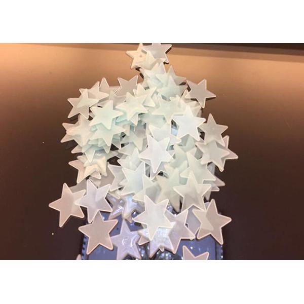Amazon 3CM luminous star wall stickers bedroom sofa fluorescent plastic decorative painting PVC sticker