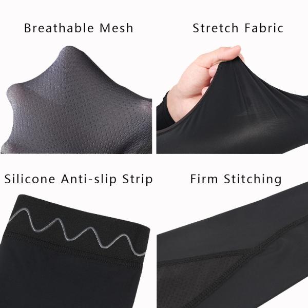 Thermal Arm Sleeves Running Protective Gear Arm Warmers Cold Weather