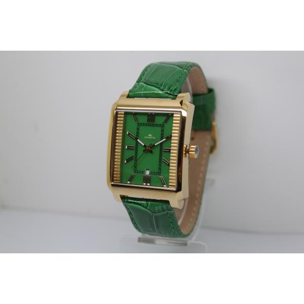 Rectangle Luxury Green Jade Watch 22 * 20 Mm For Women Custom Logo