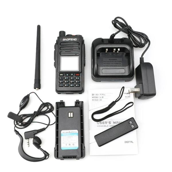160g Wireless Intercom Baofeng DM-1702 with IPX5 Water Resistance and Emergency Alarm