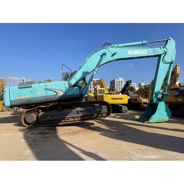 Использованные 35 тонн большие экскаваторы Кобелько SK350LC-8 Чистые использованные экскаваторы на складе