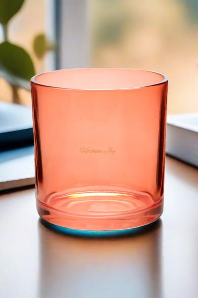 Large Votive Glass Votive Candle Holders 4 polegadas de cera de soja velas frascos