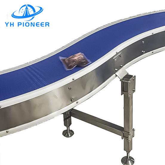 Stainless Steel Construction Bag Conveyor Systems , Bag Handling Conveyor 220V 50HZ
