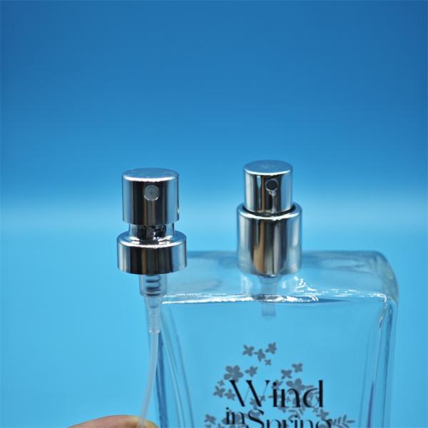 Silver Colour Perfume Spray Crimp Pump For Fragrance Distribution