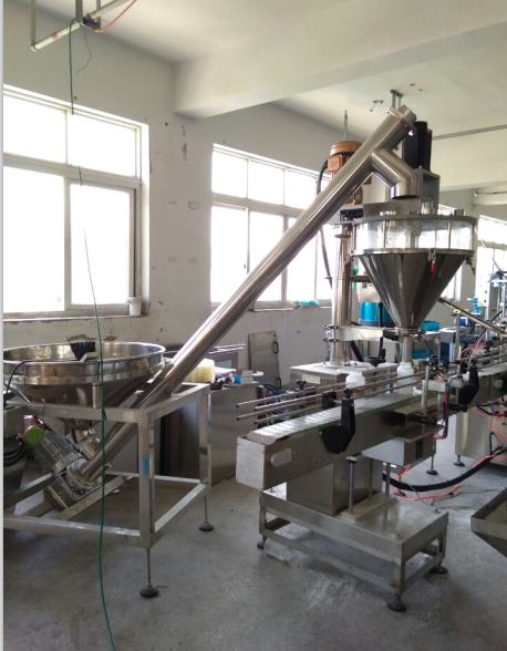 Máquina de llenado de polvo semiautomática de control PLC multifuncional