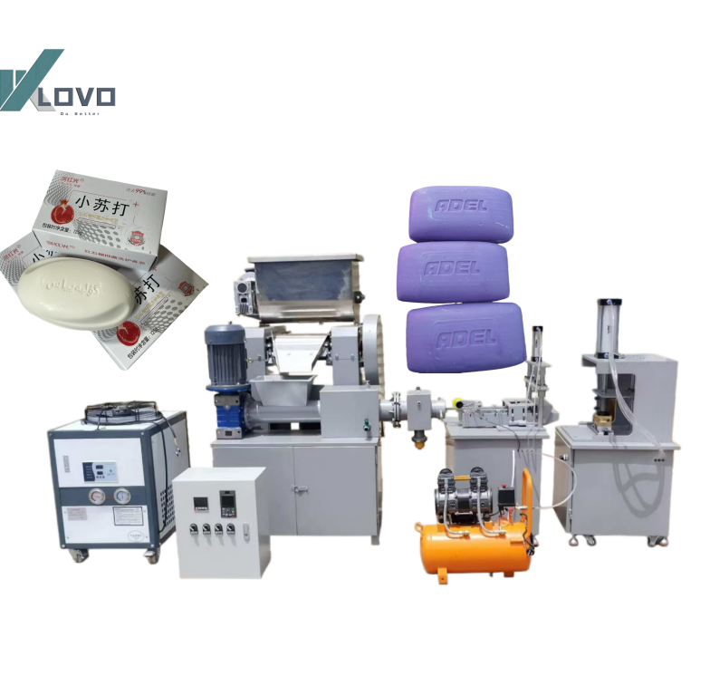 Customized Semi-Automatic Bar Soap Making Machine 380V/220V Soap Manufacturing