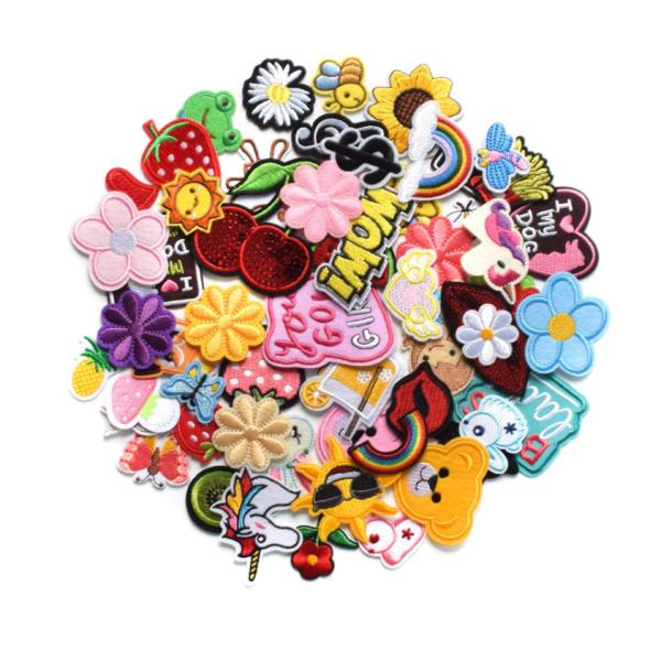 Custom Polyester cloth Garment Varsity Letter Patches Label Tags Washable