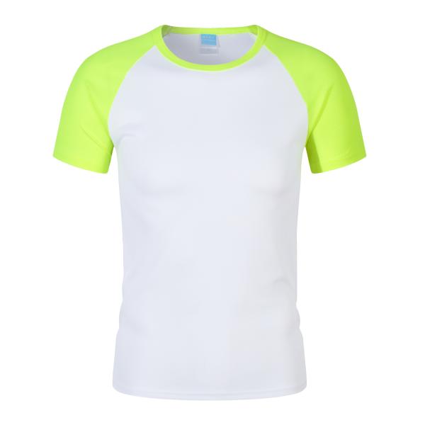 Algodão branco liso confortável das camisas 100 T da camisa branca lisa grossa T da tela de seda