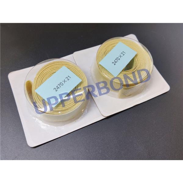 Aramid or Nylon Garniture Tape for tobacco Machines with 21±0.1mm Width and ≤1.5% Extension