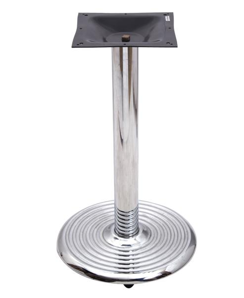 0401c Bistro Table Base  Chrome Table Legs With 18' /22'/28' Round Base Outdoor
