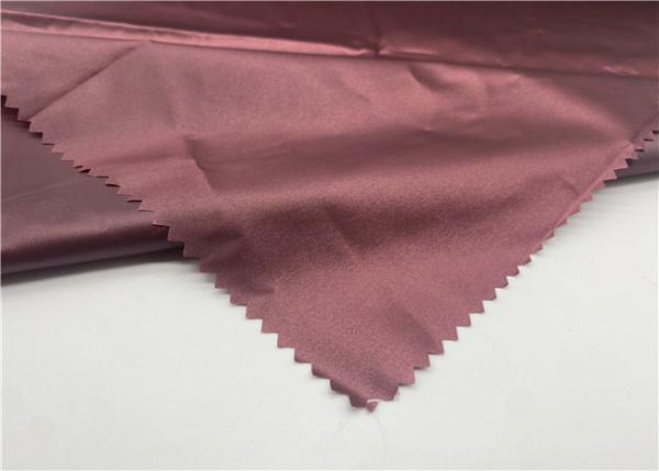 Two Tone Polyester Nylon Downproof Water Repellent Outdoor Fabric Soft Shiny