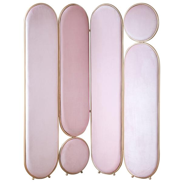 Light Luxury Mobile Folding Panel Room Divider Stainless Steel Laser Cut