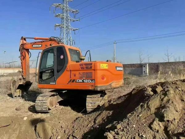 Used Doosan DX120 12Ton Excavator - Ideal for Earthmoving and Road Construction