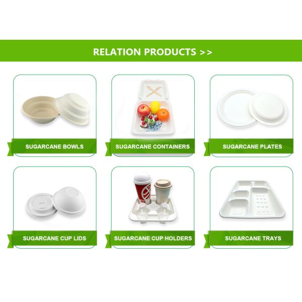 утвари багассы 16cm Biodegradable устранимые для оптовой продажи фабрики партии