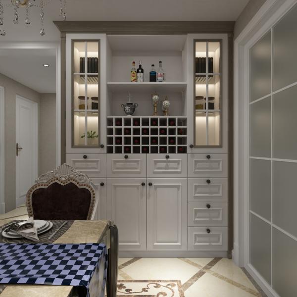 Custom Luxury Living Bar Wine Cabinet Room Furniture Wooden Wine Bar
