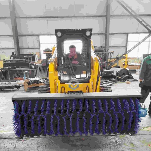 1100kg skid steer chargeur JC100 Weichai 73kw avec 84 'angle balayage À vendre