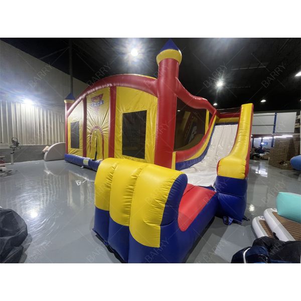 Branded Commercial Inflatable Bounce House With Slide