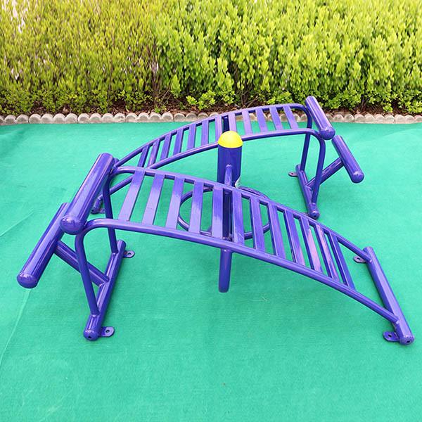 Galvanized Steel Outdoor Fitness Equipment For Adults Crackproof UVresitant