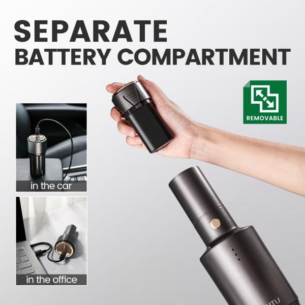 150W 15000PA 12V Cordless Handheld Small Wet and Dry Vacuum Cleaners with 12V Battery