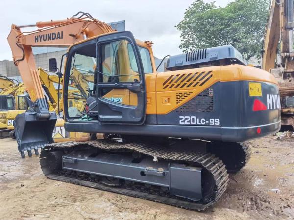2019 Ano Hyundai R220-9s Excavadora Crawler Usada 22000kg Peso Operativo
