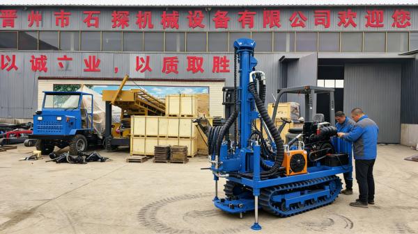 Mechanical Crawler Equipment For Drilling Water Wells In Rural Areas