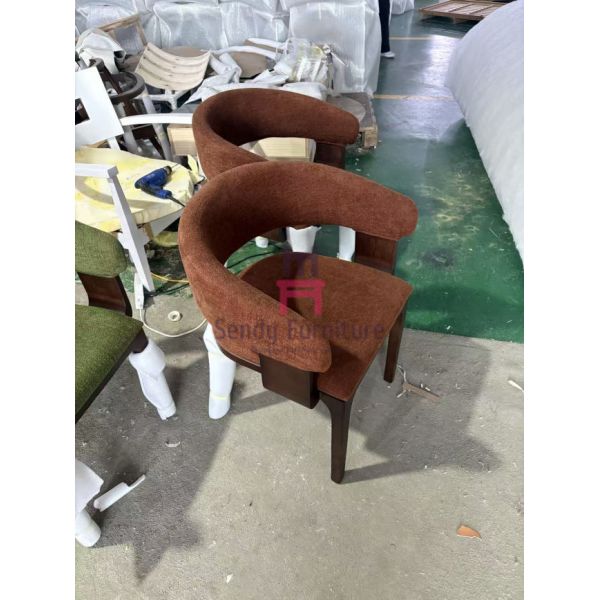 Artisan-Crafted Solid Wood Dining Chair with Seamless Design