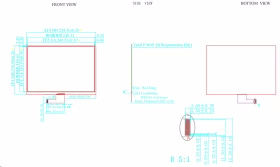 3 Color E Paper Display 11.6