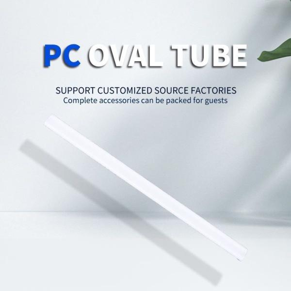 PC Light Cover LED Tube Head Light Cover LED Strip Light Housing PC Diffuser Plastic Profiles Customied