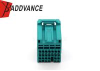 Femelle électrique de plastique 28 Pin Connector Housing For Cable de la couleur bleue PBT