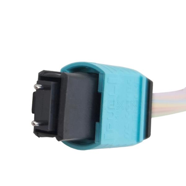 FTTH Multimodo MTP LC Fibra Óptica Patch Cable Virola OM3 OM4 12 Fibras 0,7mm 0,5m