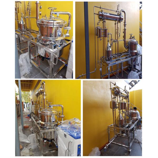 100L Capacity Ylang Essential Oil Extraction Nutmeg Frankincense Essential Oil Distiller Machine for Different Capacities