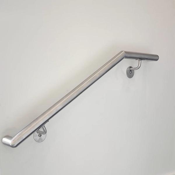 Винтажный дизайн стеклянные лестничные решетки для рук Порошок покрытый / отполи