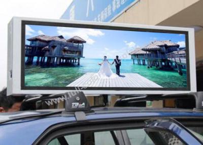 5 Mm Pixel Pitch Led Car Message Sign , Car Led Display Screen 18kgs