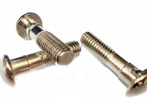 Carbon Steel Blackening Brass Cup Head Nib Bolts M8m16 DIN 607 Zinc Plate Surface