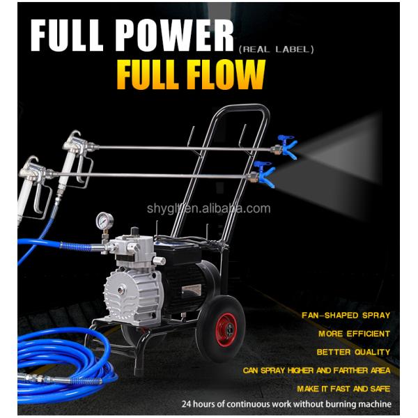 OEM 220vac Roof Spray Painting Equipment Latex Waterborne Color Paint Sprayer Device