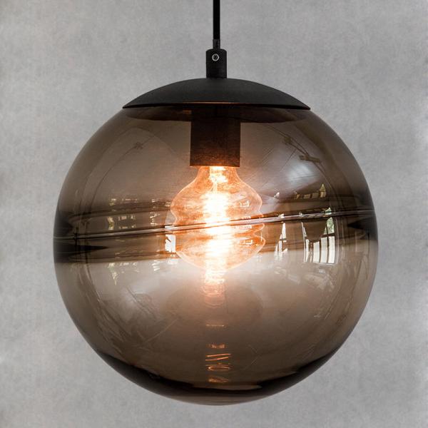 Винтажный серый цвет/цвет 240V Амбер привели крутое потолочное освещение шкентеля стекла E27