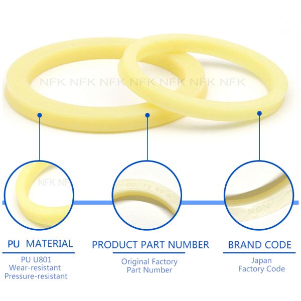 Original Factory in Japan ODI OSI OUIS IDI ISI IUI UPI USI UPH NBR PU Hydraulic Cylinder Piston Rod Seal Ring Rubber Seals