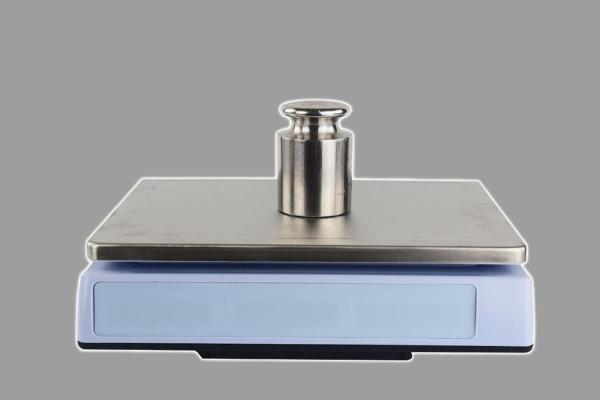 Electronic Grocery Weight Machine With Three LCD Displays Counting