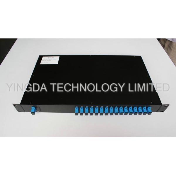Diviseur optique de puissance de fibre de PLC d'Epon 1x16 1260-1650nm dans 19