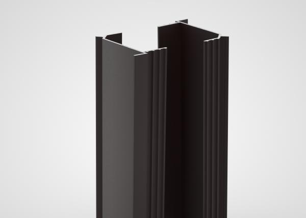 T8 Curved Aluminium Extrusion 6000 Series High Glossy Powder Coated