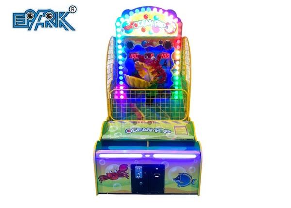 Amusement Park Coin Operated 180Kg Ocean Pop II Throw Ball Game For Children