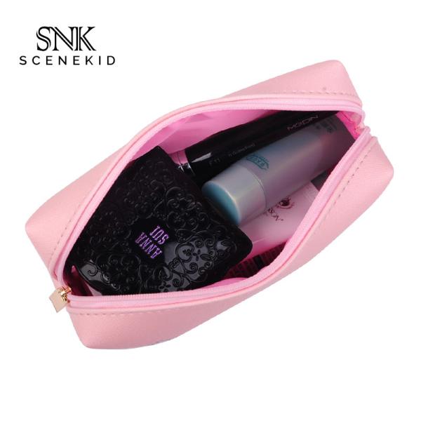 L19.5*D8*H13 Cm Red Cartoon Printed PU Cosmetic Bag