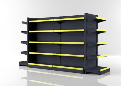 5 Levels Commercial Gondola Shelving / Durable Grocery Display Shelves