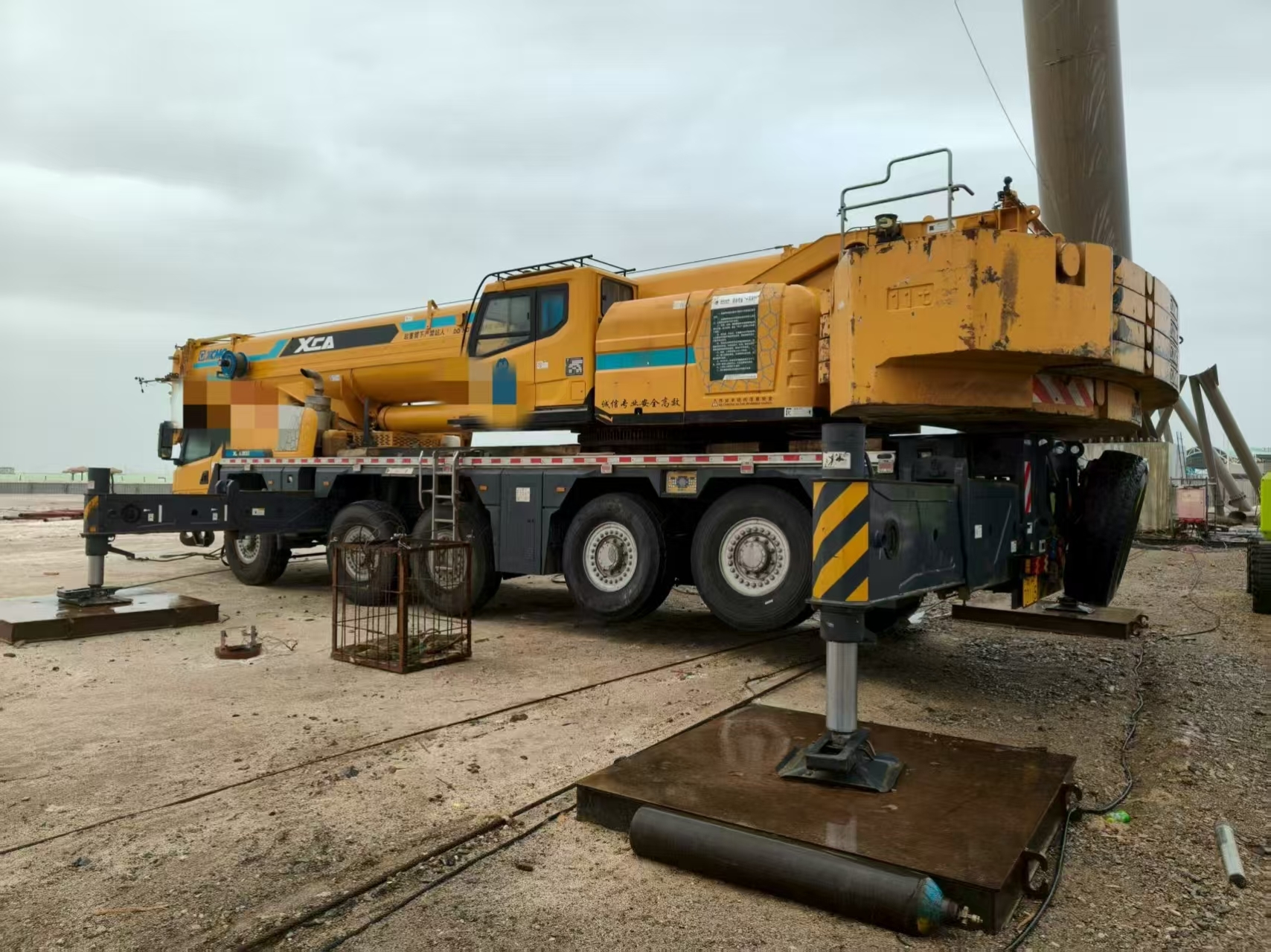 May 2020 XCMG XCA220 all-terrain crane 73m main boom, 74 tonne counterweight