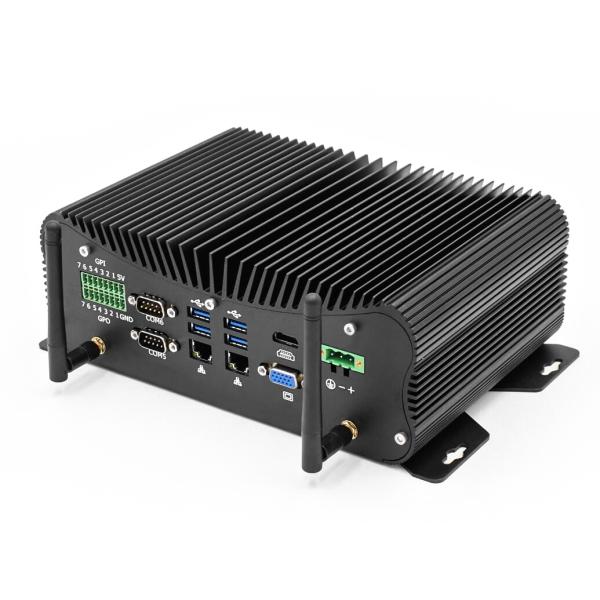 Fanless LAN RS422 мини ПК GPIO промышленный врезанный двойной