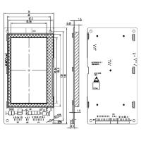 Rectangular TFT LCD Paralelo Gray Code Display Máquina de Fotografia Multimídia Inteligente