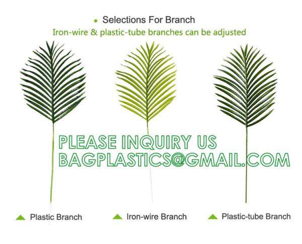 Kinds Artificial Palm Leaves Tropical Fake Leaves, Monstera Leaf Faux Leaves Party Table Decoration Wedding Birthday