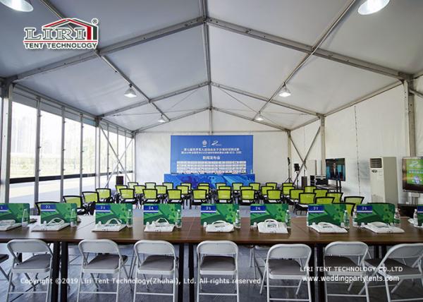 6m X 30m Glass Wall International Sport Event Tents White Roof